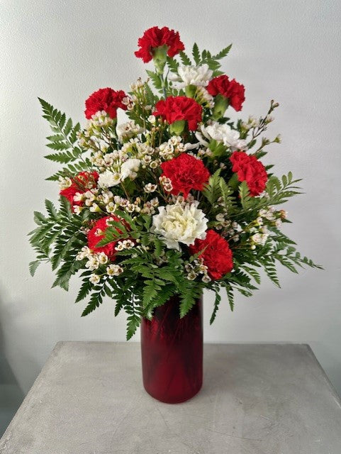 Red, White = Love