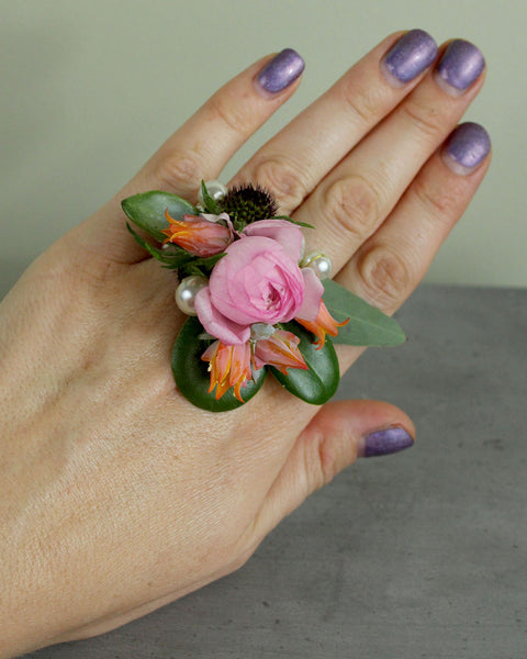 Fresh Floral Fashion Ring – The Plant People