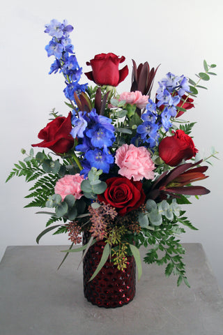 Valentine's Much Love Fresh Floral Arrangement